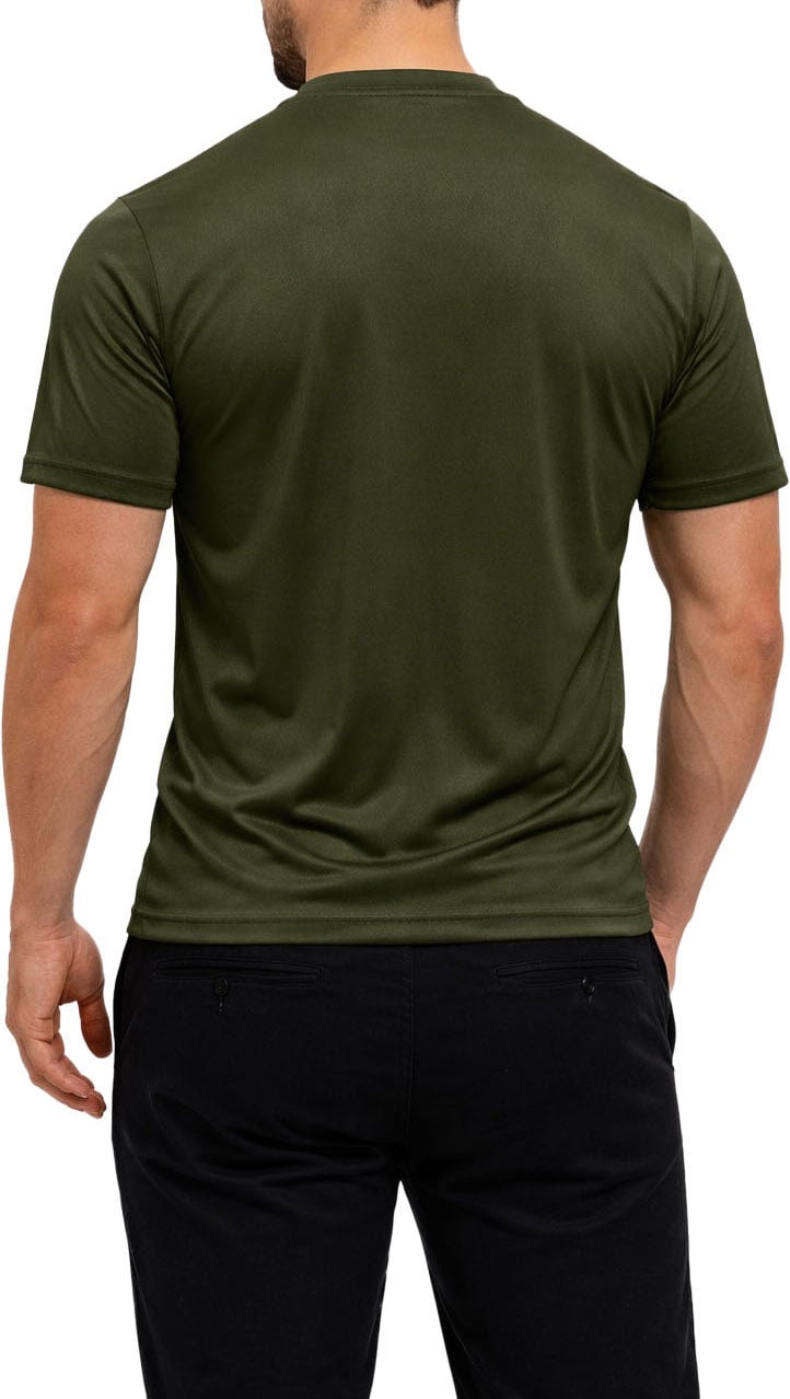 Richesse SHINY ESSENTIAL SHIRT MIDNIGHT OLIVE Groen