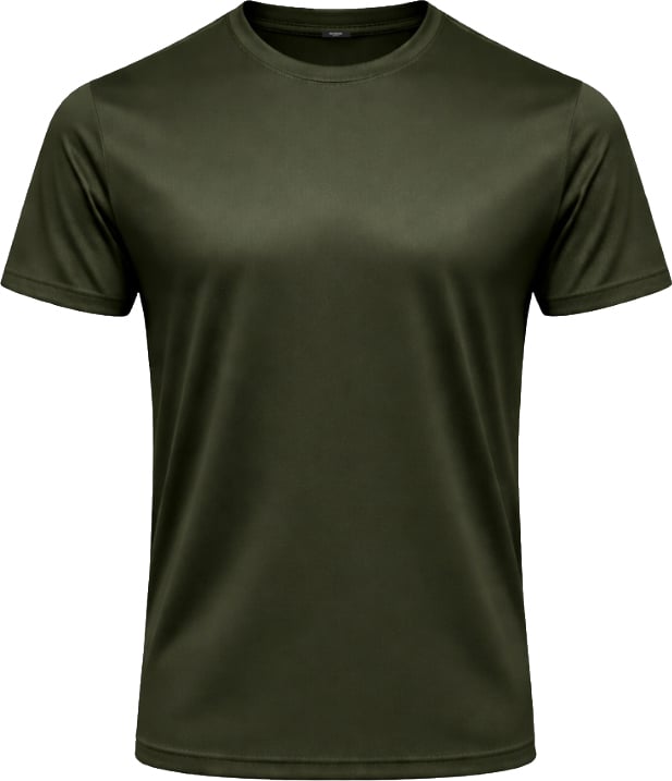 Richesse SHINY ESSENTIAL SHIRT MIDNIGHT OLIVE Groen