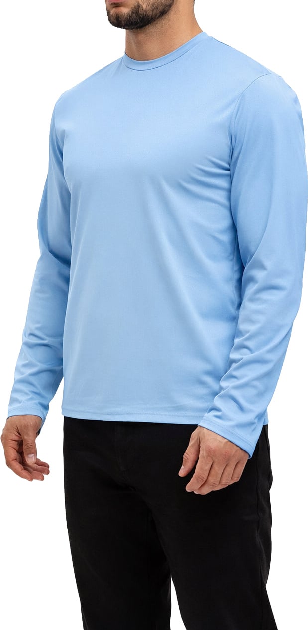Richesse SHINY ESSENTIAL LONGSLEEVE SKY BLUE Blauw