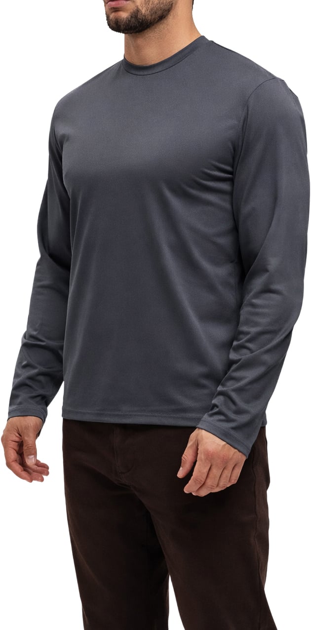 Richesse SHINY ESSENTIAL LONGSLEEVE GREY Grijs