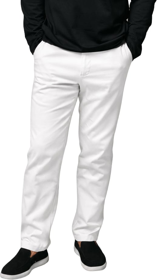 Richesse ESSENTIALS SMARTS PANTS WHITE Wit