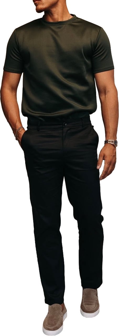 Richesse GLOSS ESSENTIAL SHIRT MIDNIGHT OLIVE Groen