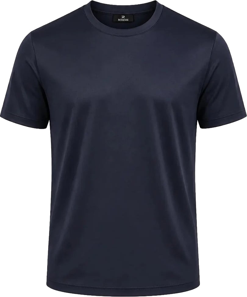 Richesse GLOSS ESSENTIAL SHIRT NAVY Blauw