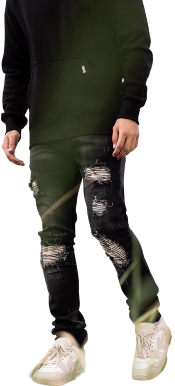 Richesse Heren Jeans Zwart