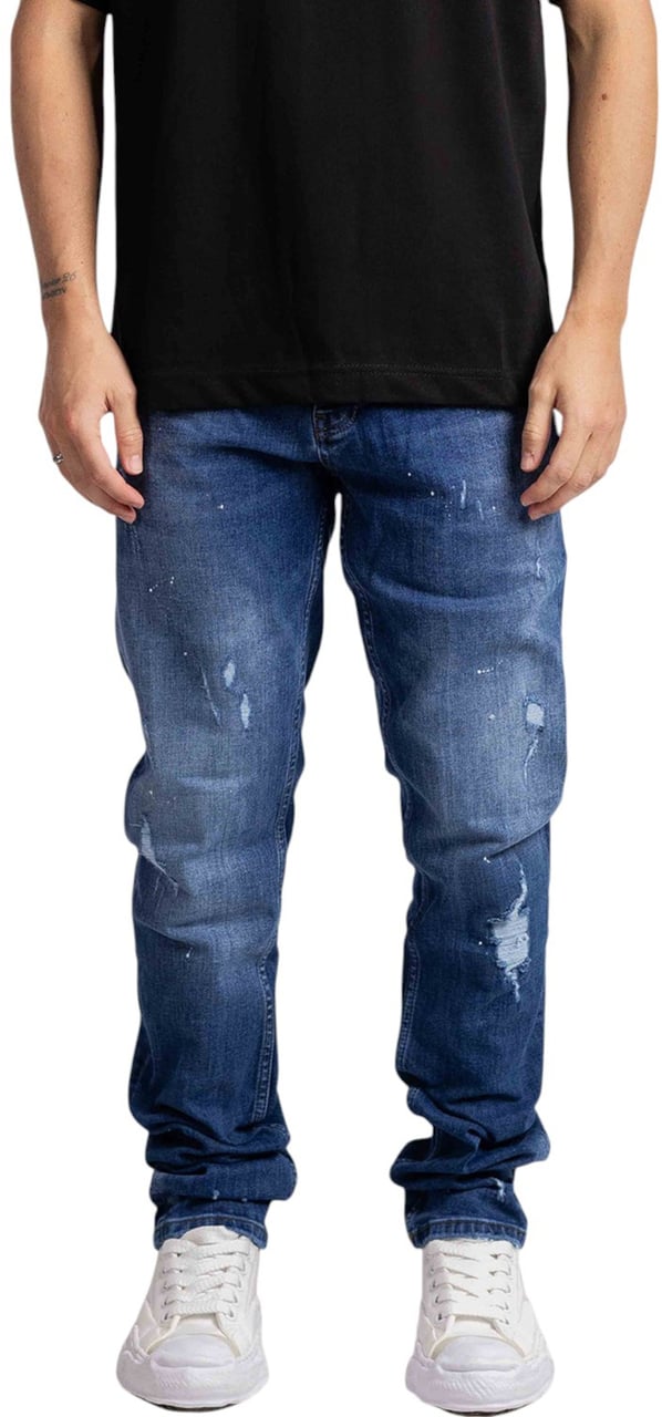 Richesse Heren Jeans Blauw