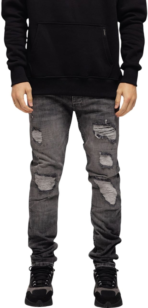 Richesse Heren Jeans Grijs