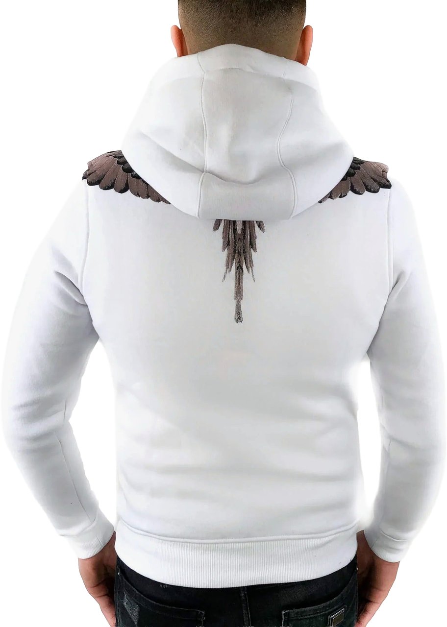 Richesse WINGED HOODIE WHITE Wit