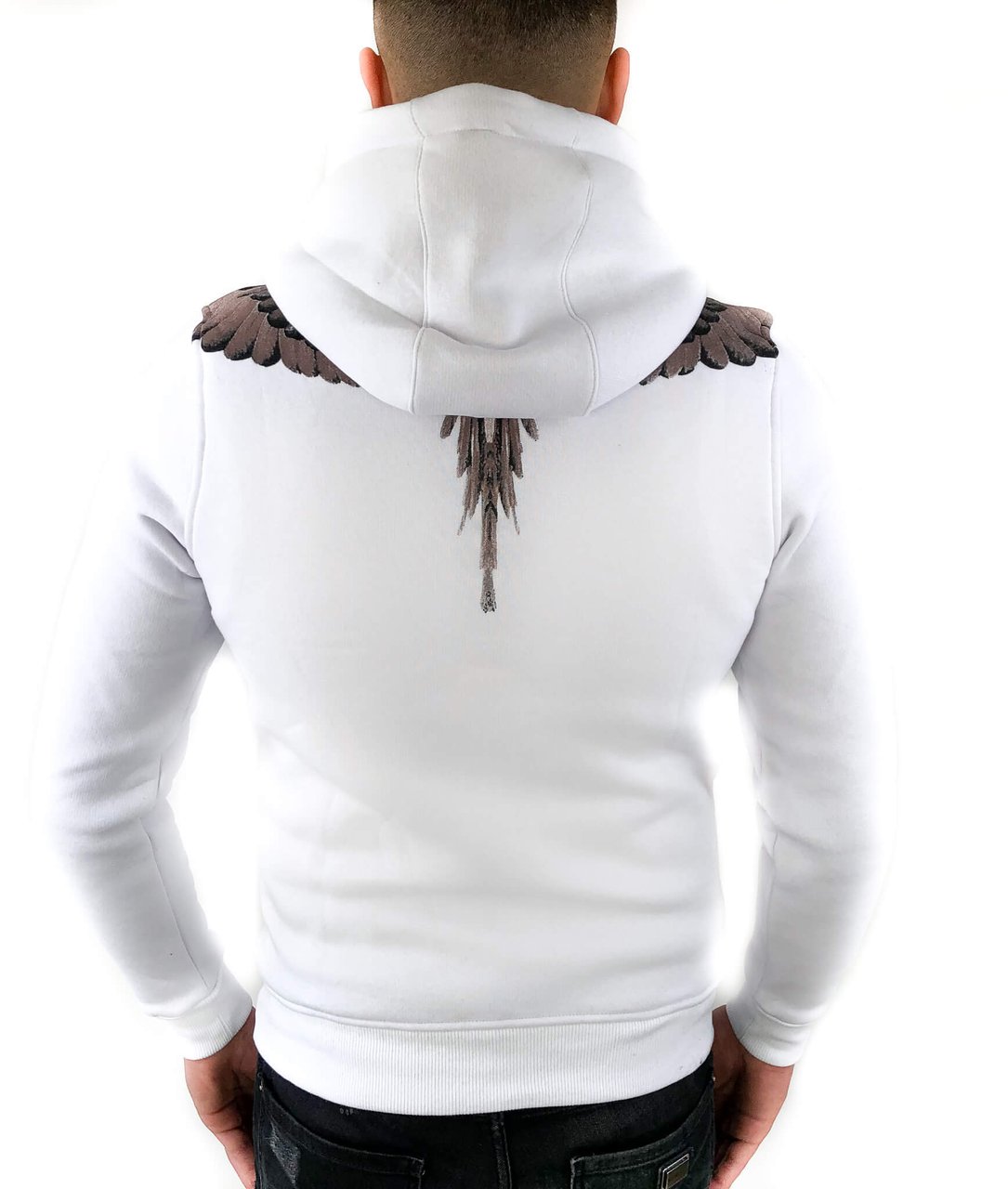 Richesse WINGED HOODIE WHITE Wit