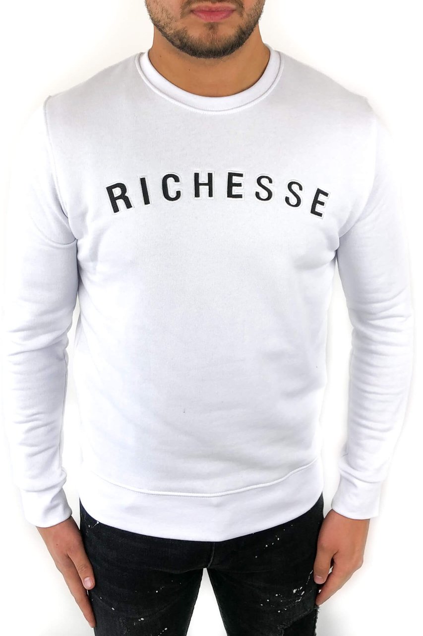 Richesse RICHESSE SWEATER WHITE Wit