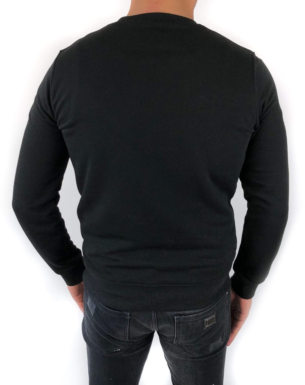 Richesse ROYAL SWEATER BLACK Zwart