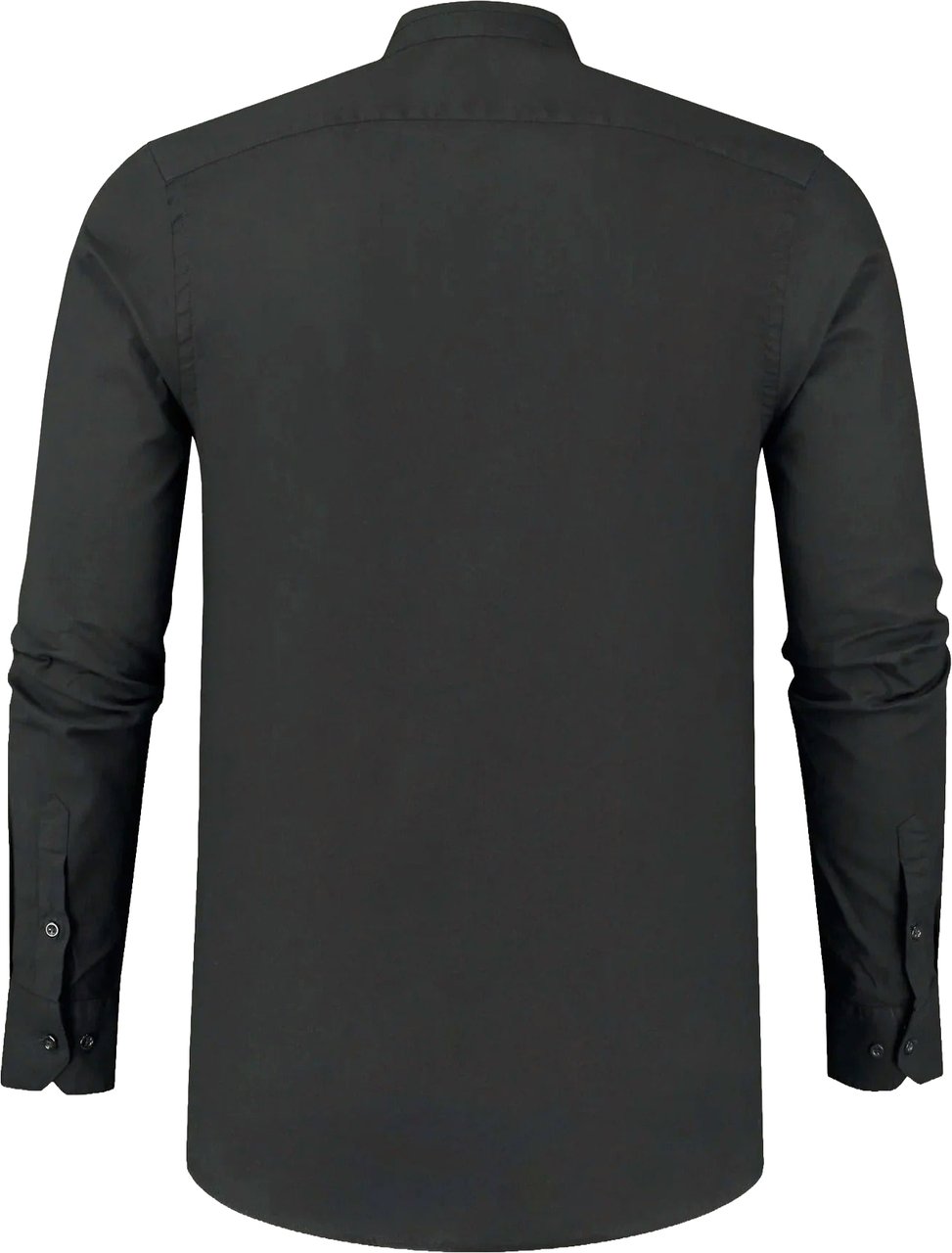 Richesse MANDARIN SHIRT BLACK Zwart