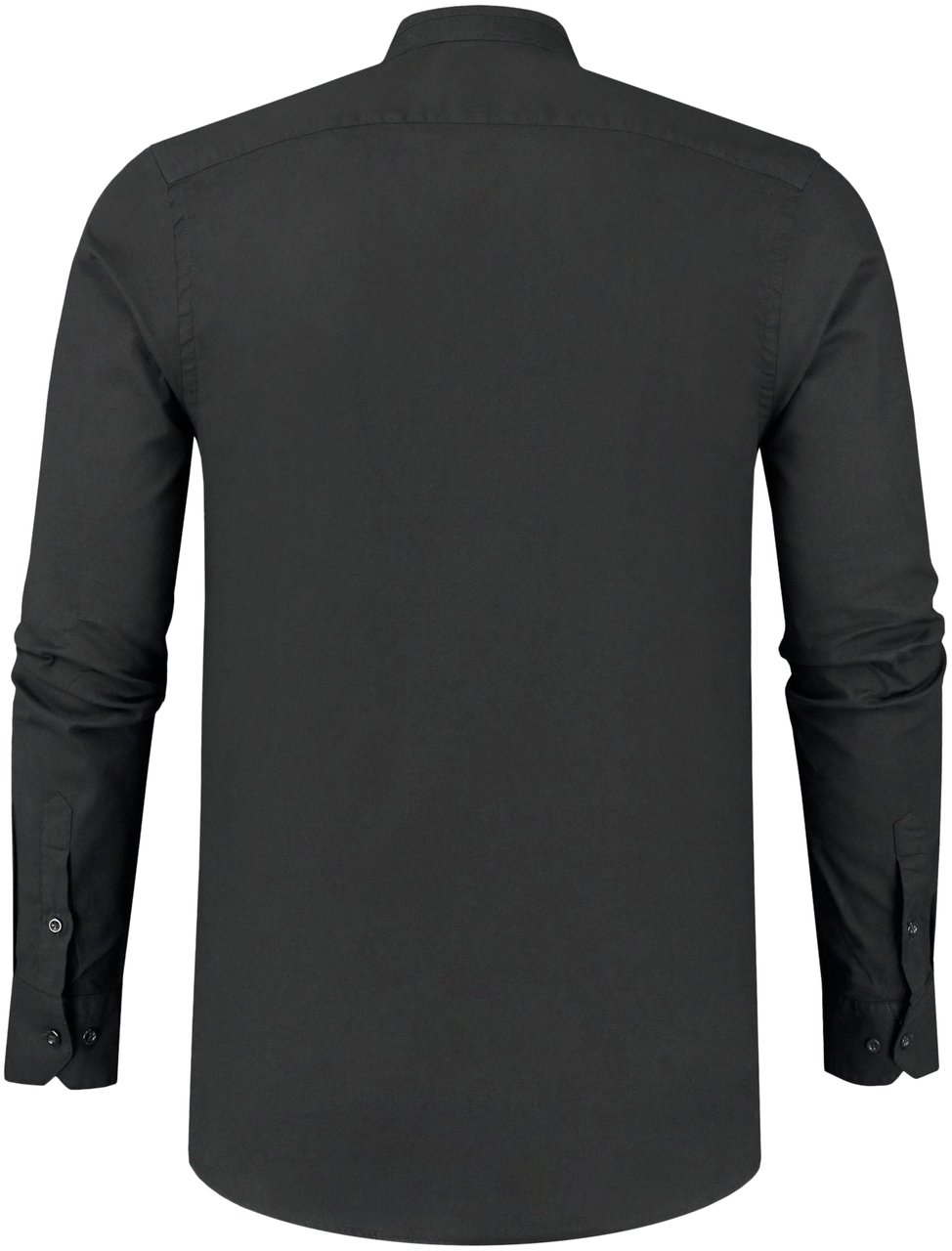 Richesse MANDARIN SHIRT BLACK Zwart
