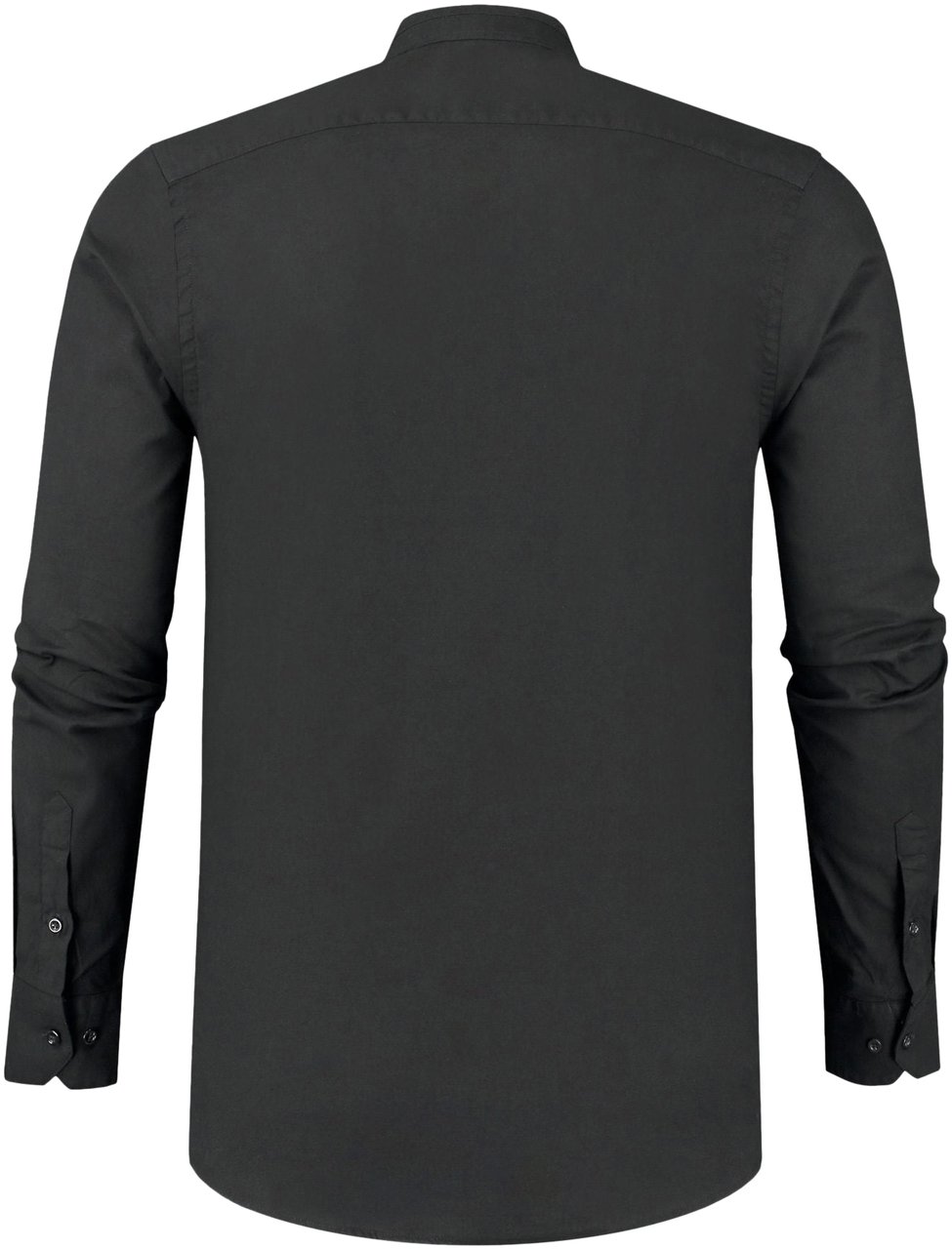 Richesse MANDARIN SHIRT BLACK Zwart