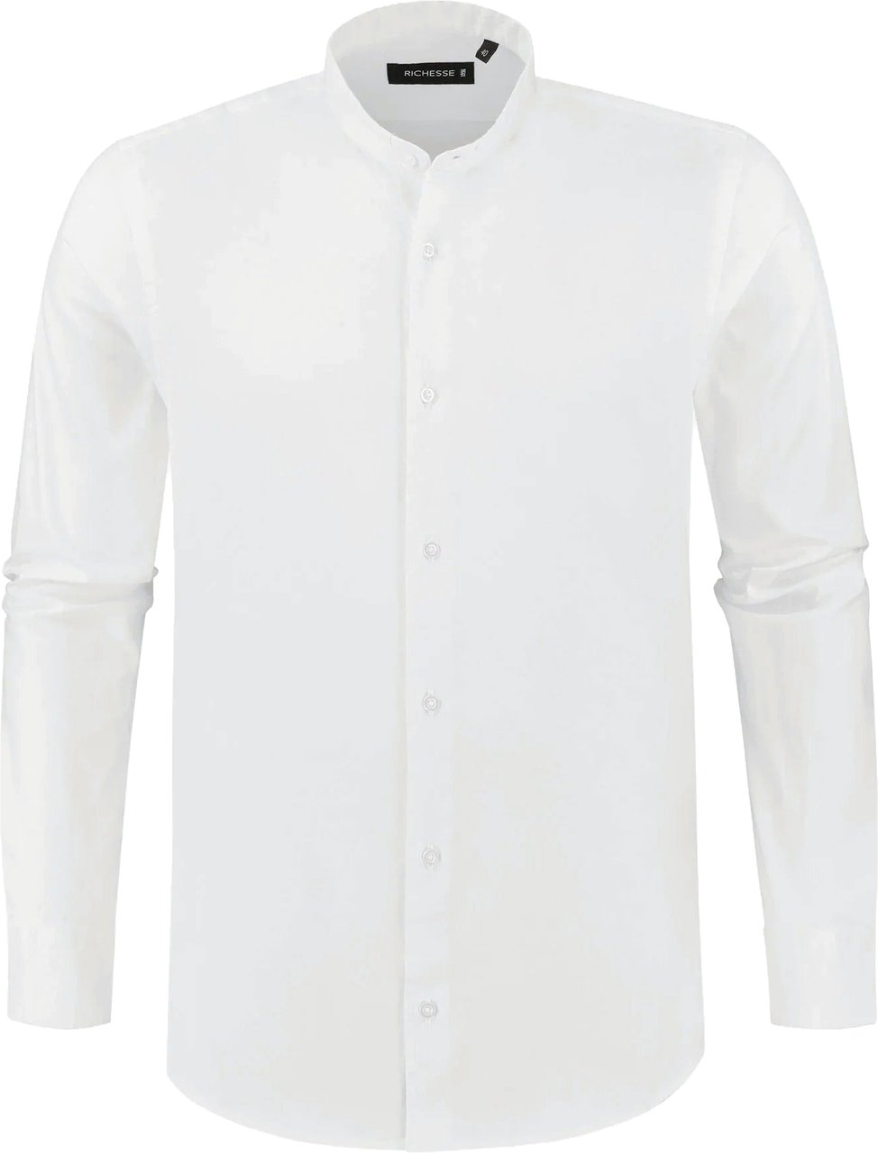 Richesse MANDARIN SHIRT WHITE Wit