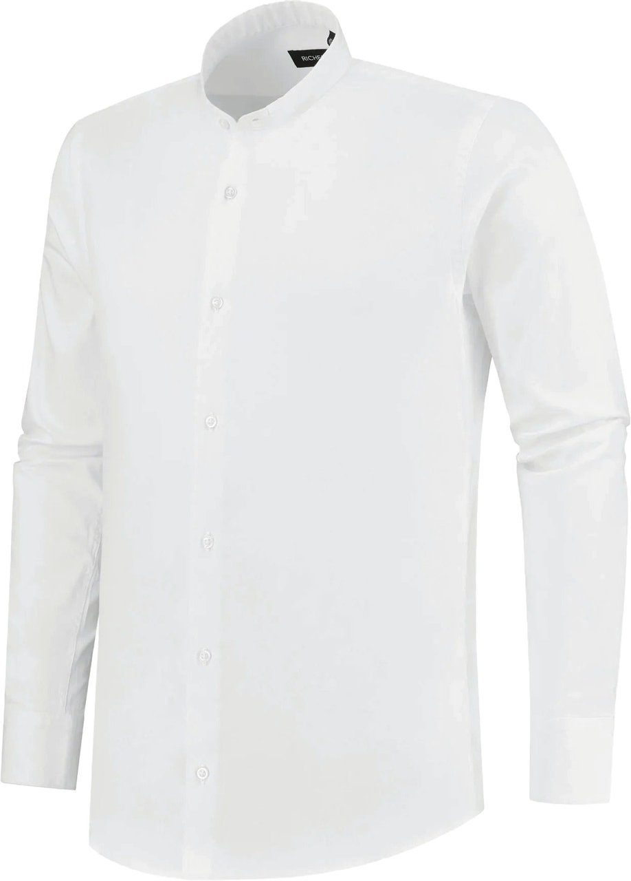 Richesse MANDARIN SHIRT WHITE Wit