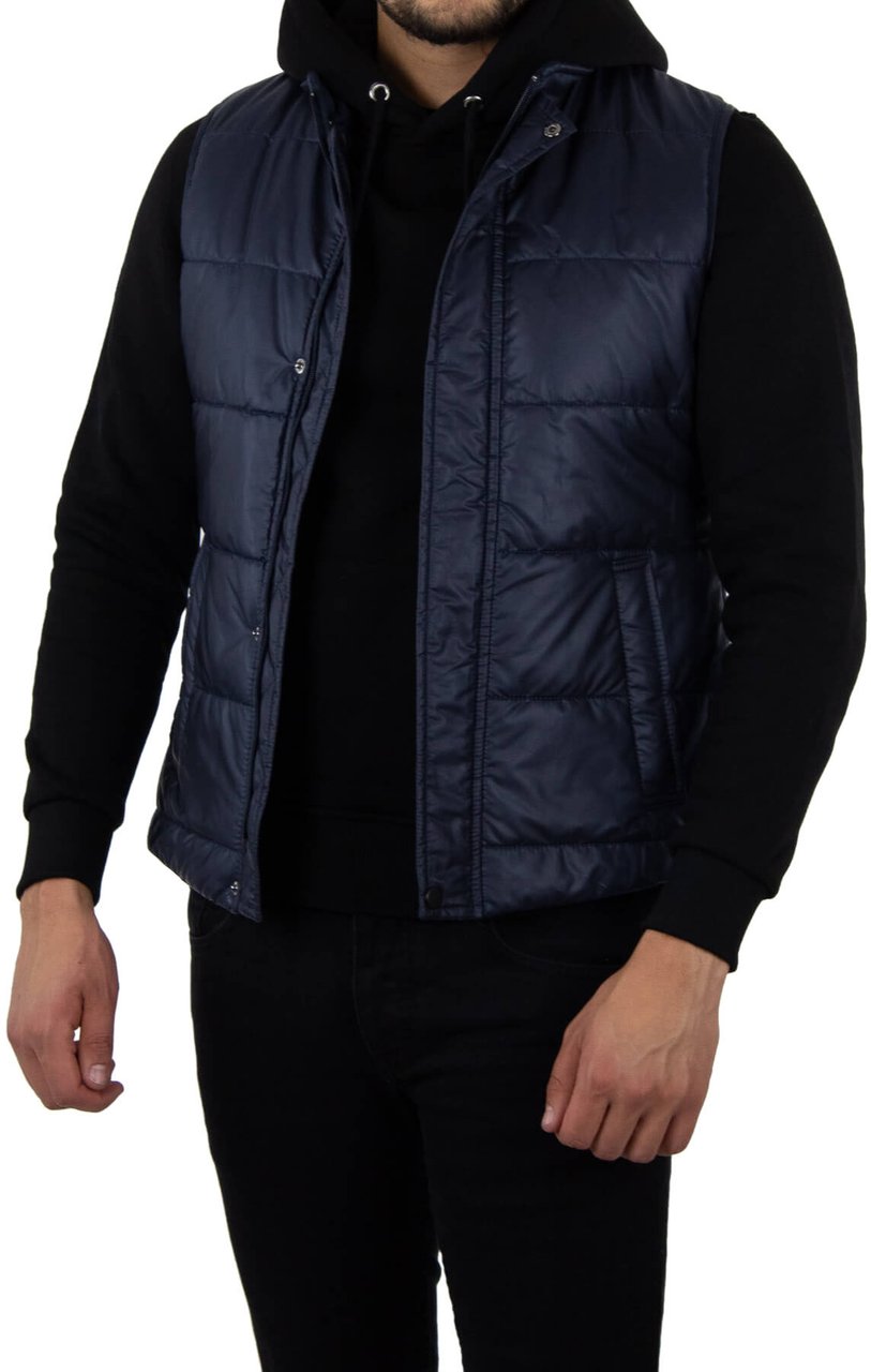Richesse Richesse Deluxe Bodywarmer Navy Blauw