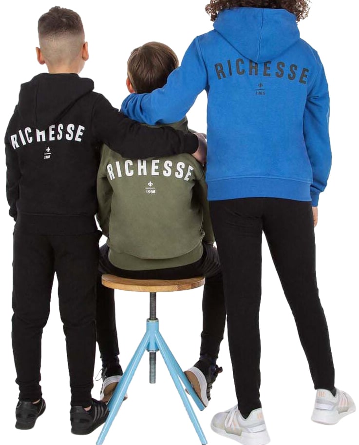 Richesse Richesse Deluxe Hoodie JR Black Zwart