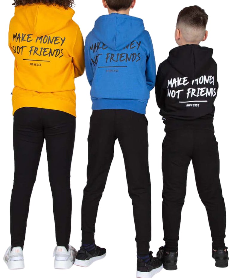 Richesse Richesse Infantry Hoodie JR Black Zwart