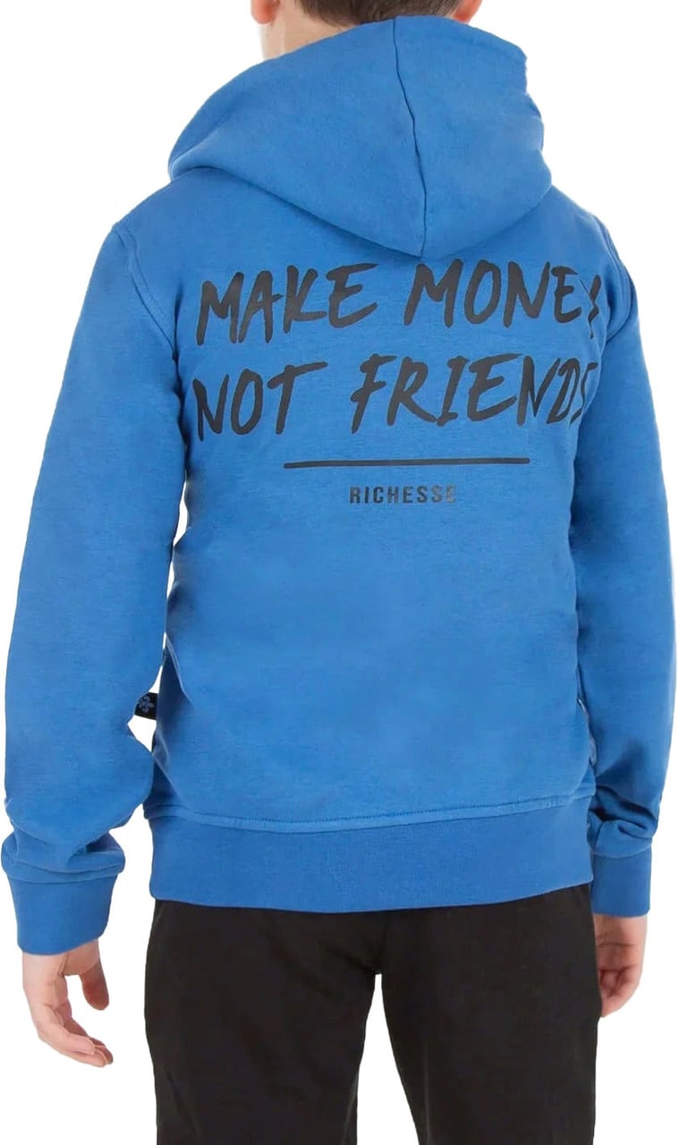Richesse Infantry Hoodie JR Blue Blauw