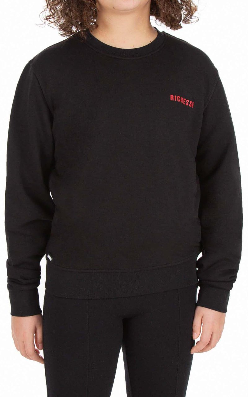 Richesse Richesse Crewneck JR Black Zwart