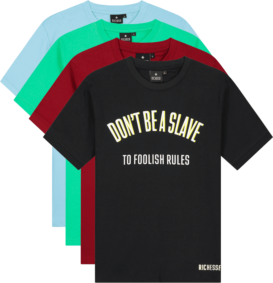 Richesse RULES 4 T-SHIRT SET Divers