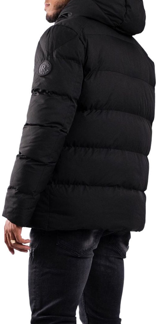Richesse Devon Puffer Jas Zwart Zwart