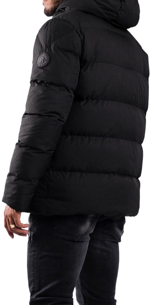 Richesse Devon Puffer Jas Zwart Zwart