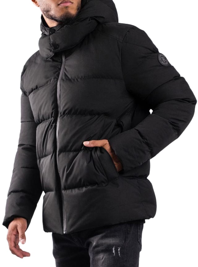 Richesse Devon Puffer Jas Zwart Zwart