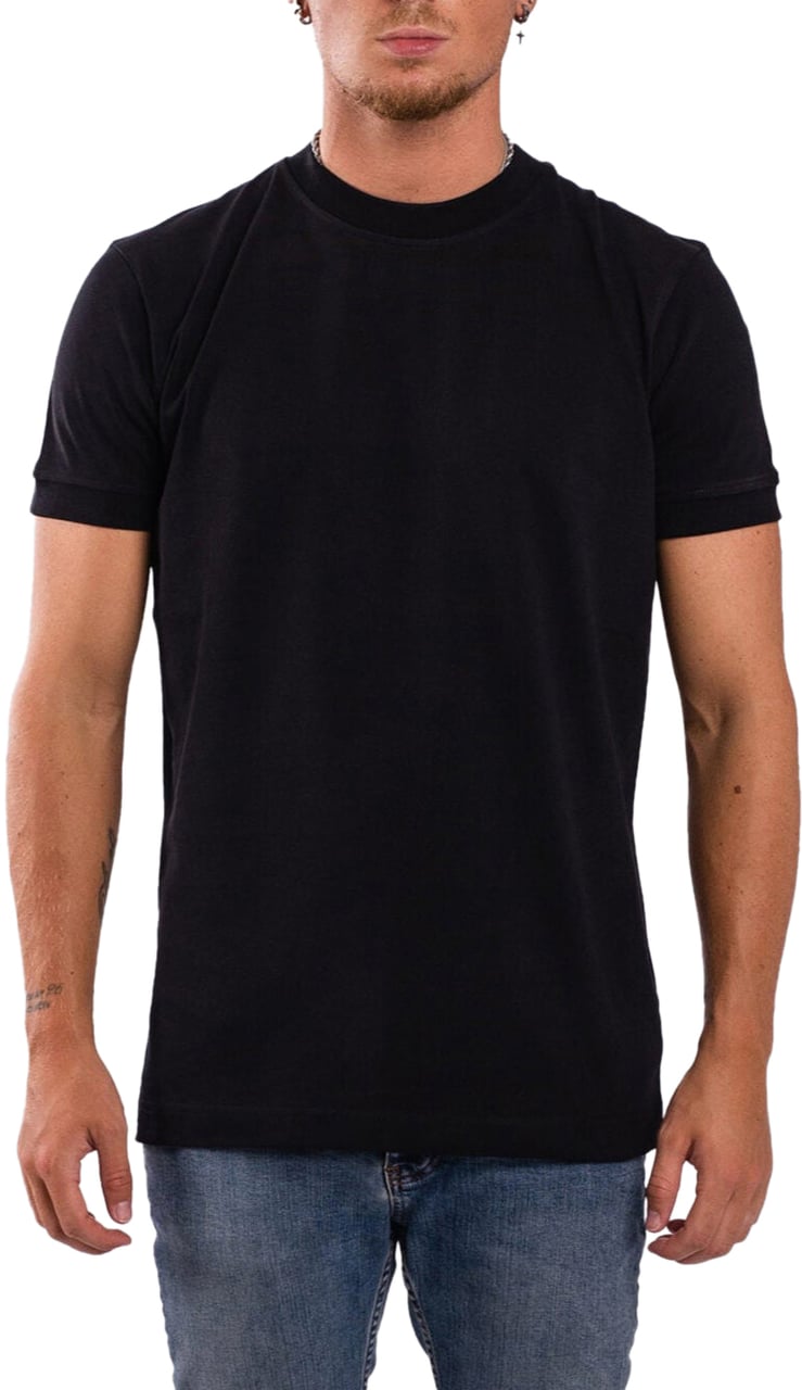 Richesse RK BLANK TEE BLACK SLIMFIT Divers
