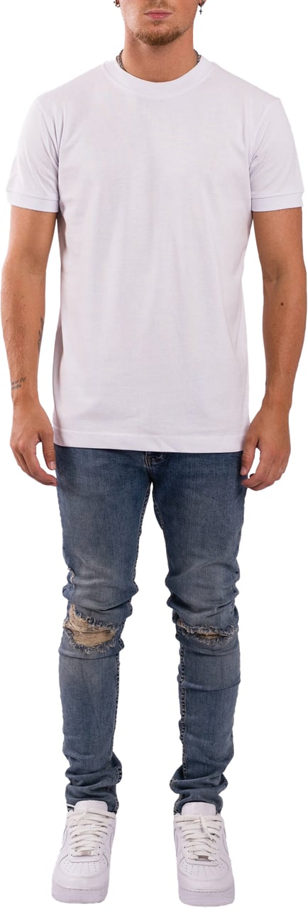 Richesse RK BLANK TEE WHITE SLIMFIT Divers