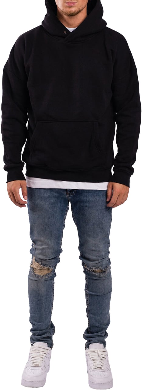 Richesse RK BLANK HOODIE BLACK OVERSIZED Divers