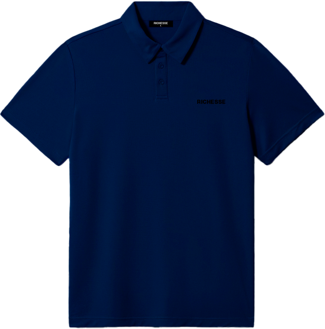Richesse CREW POLO NAVY Divers
