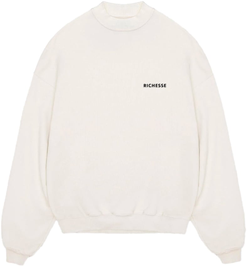 Richesse LUXURY CREWNECK CREME Beige