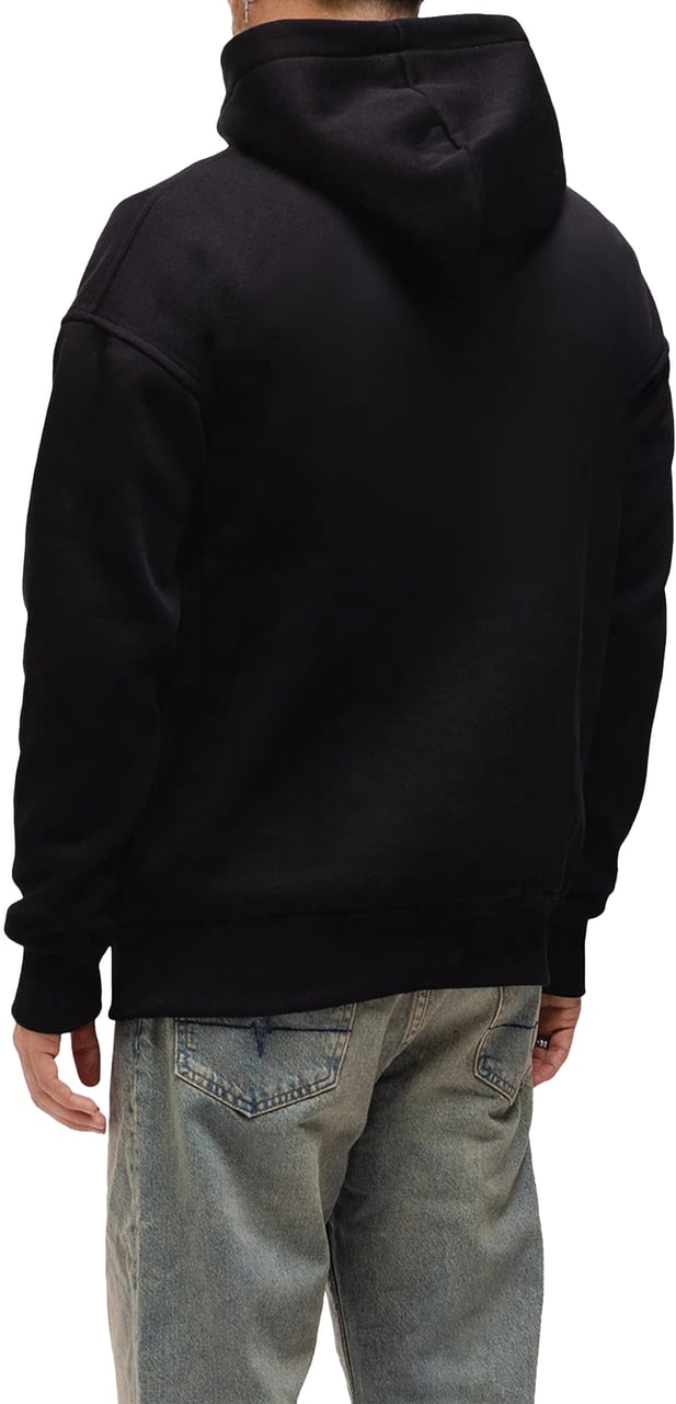 Richesse BADGE HOODIE ZWART Zwart