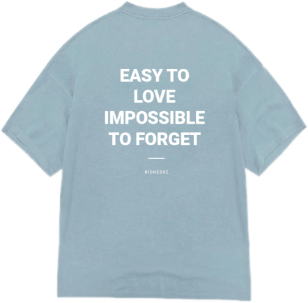 Richesse UNFORGETTABLE T-SHIRT Blauw