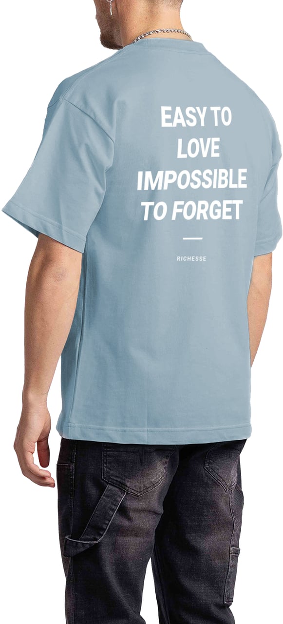 Richesse UNFORGETTABLE T-SHIRT Blauw