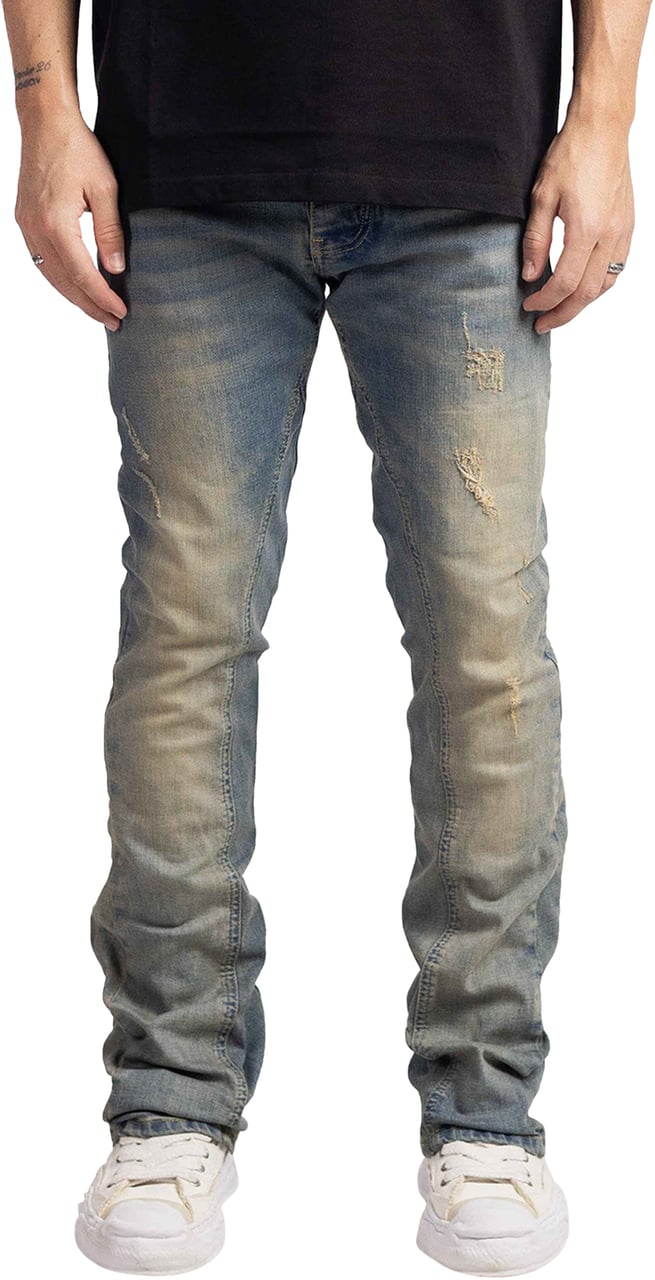 Richesse Blitz Blue Tapered Jeans Divers
