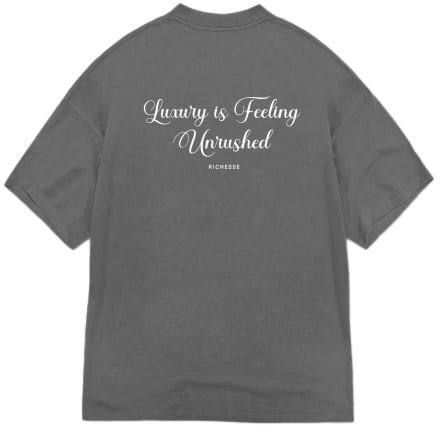 Richesse UNRUSHED T-SHIRT Grijs