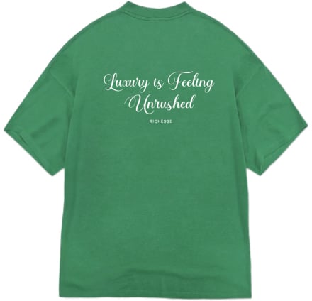 Richesse UNRUSHED T-SHIRT Groen