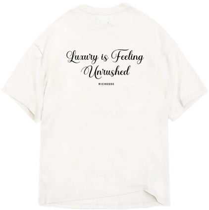 Richesse UNRUSHED T-SHIRT Beige