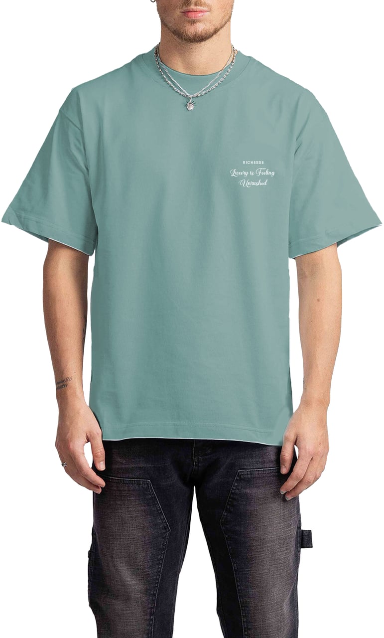 Richesse UNRUSHED T-SHIRT Blauw