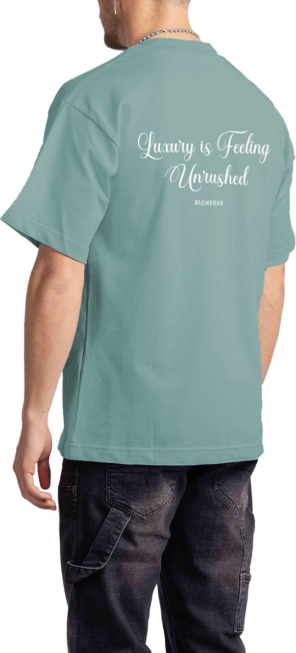 Richesse UNRUSHED T-SHIRT Blauw