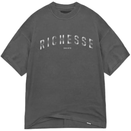 Richesse SOCIÉTÉ T-SHIRT Grijs