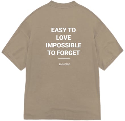 Richesse UNFORGETTABLE T-SHIRT Bruin
