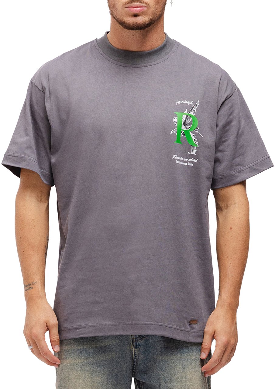 Richesse ARTEMIS T-SHIRT GREY Grijs