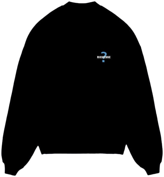 Richesse FEEL SWEATER BLACK Zwart