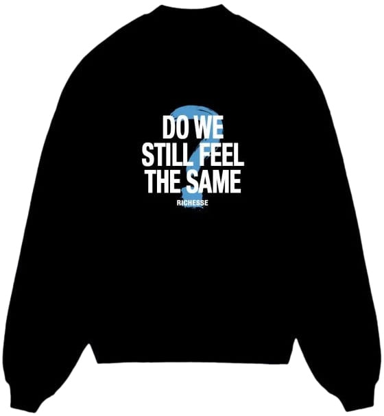 Richesse FEEL SWEATER BLACK Zwart