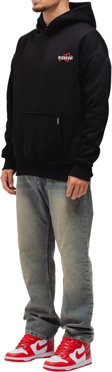 Richesse UNEXPECTED HOODIE BLACK Zwart