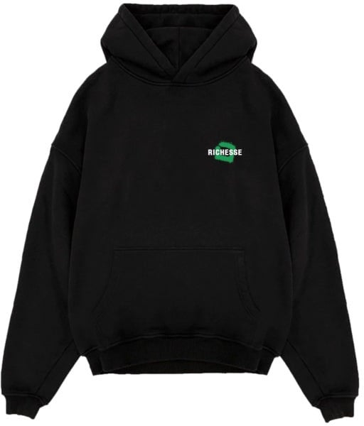 Richesse DREAM HOODIE BLACK Zwart