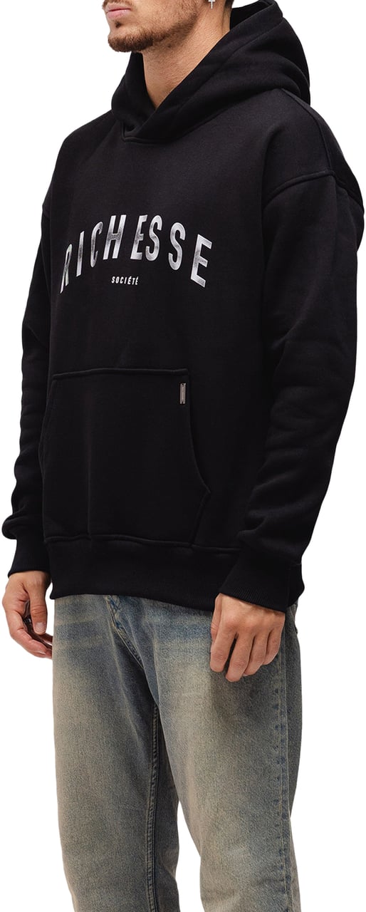 Richesse SOCIÉTÉ HOODIE BLACK Zwart